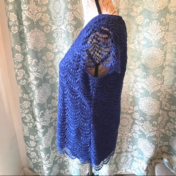 Blue Lace Banana Republic Top - Picture 3 of 6